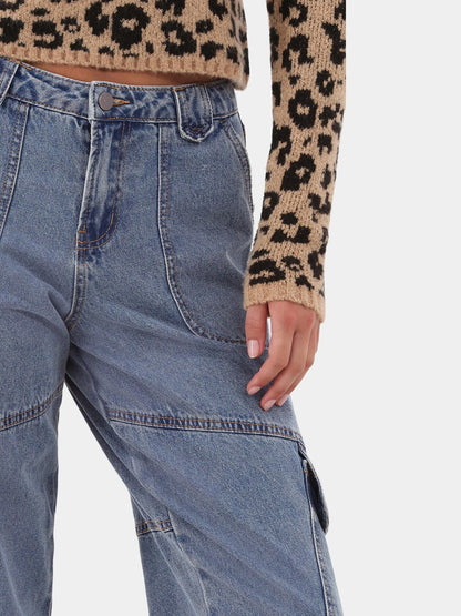 No Boundaries Wide Leg Cargo Pants Womens