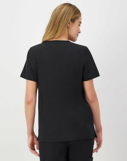 Hanes Comfort Fit Scrubs Women s Scrub Top New Ebony M