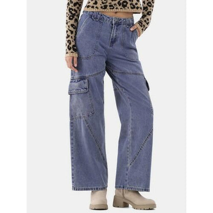 No Boundaries Wide Leg Cargo Pants Womens