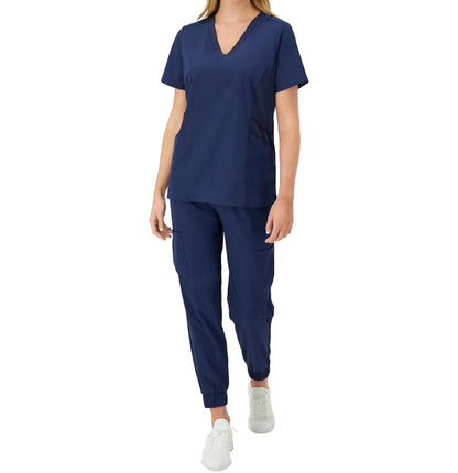Hanes Comfort Fit Scrubs Women s Scrub Top New Ebony M