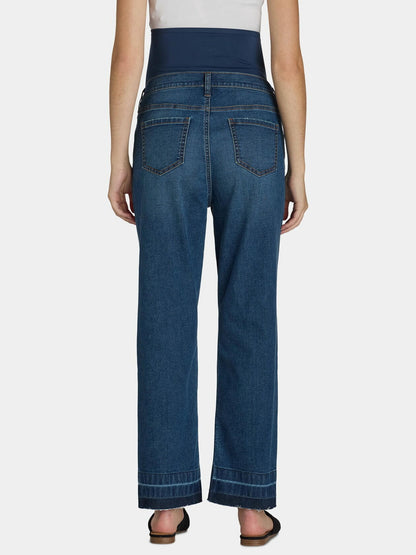 Time and Tru Womens Maternity Straight Leg Jeans Medium Wash Size XL (16-18)