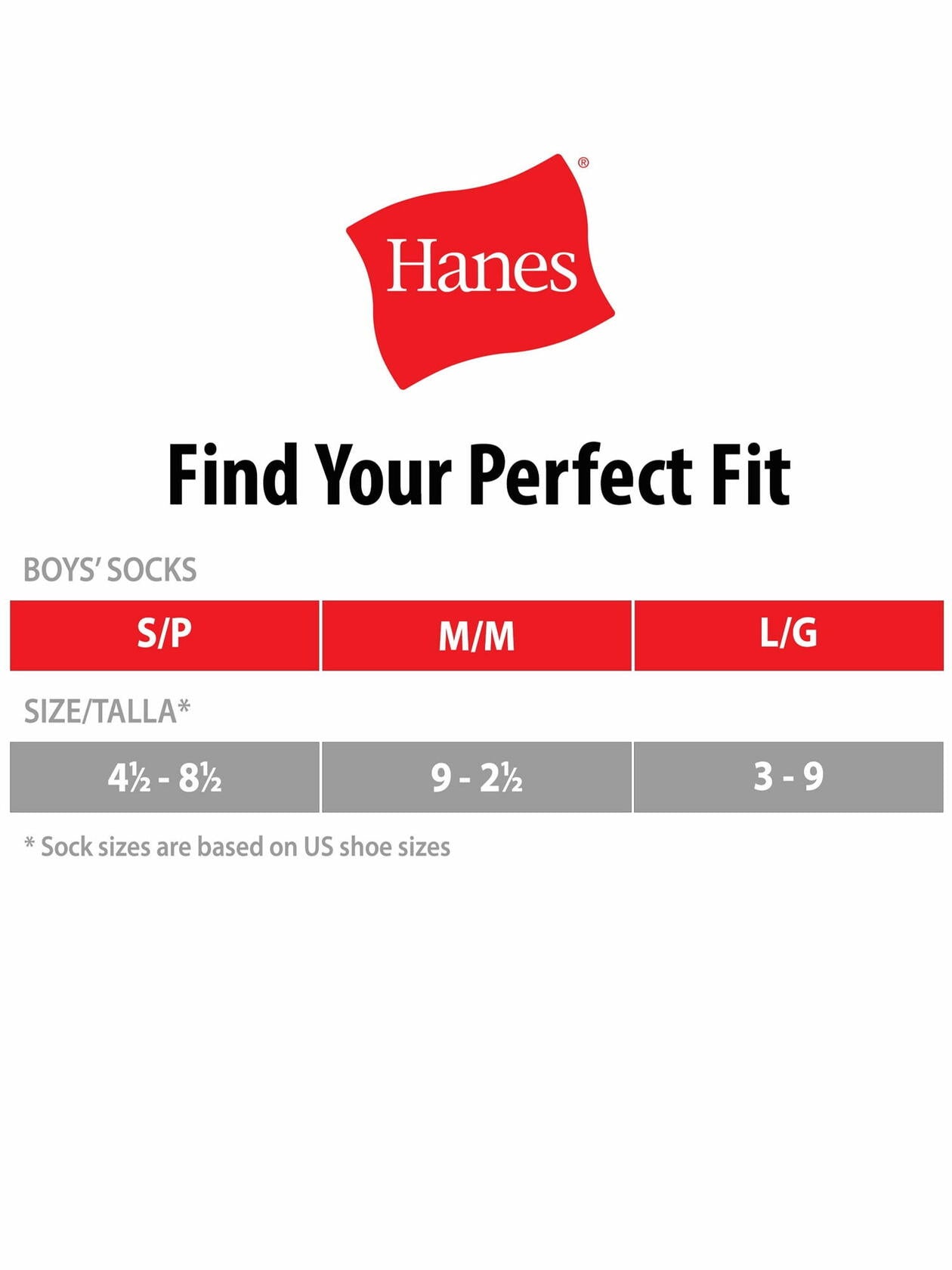 Hanes Boys X-Temp Perf Crew Sock 10-Pack Arch Support Assorted Size S (4.5-8.5)