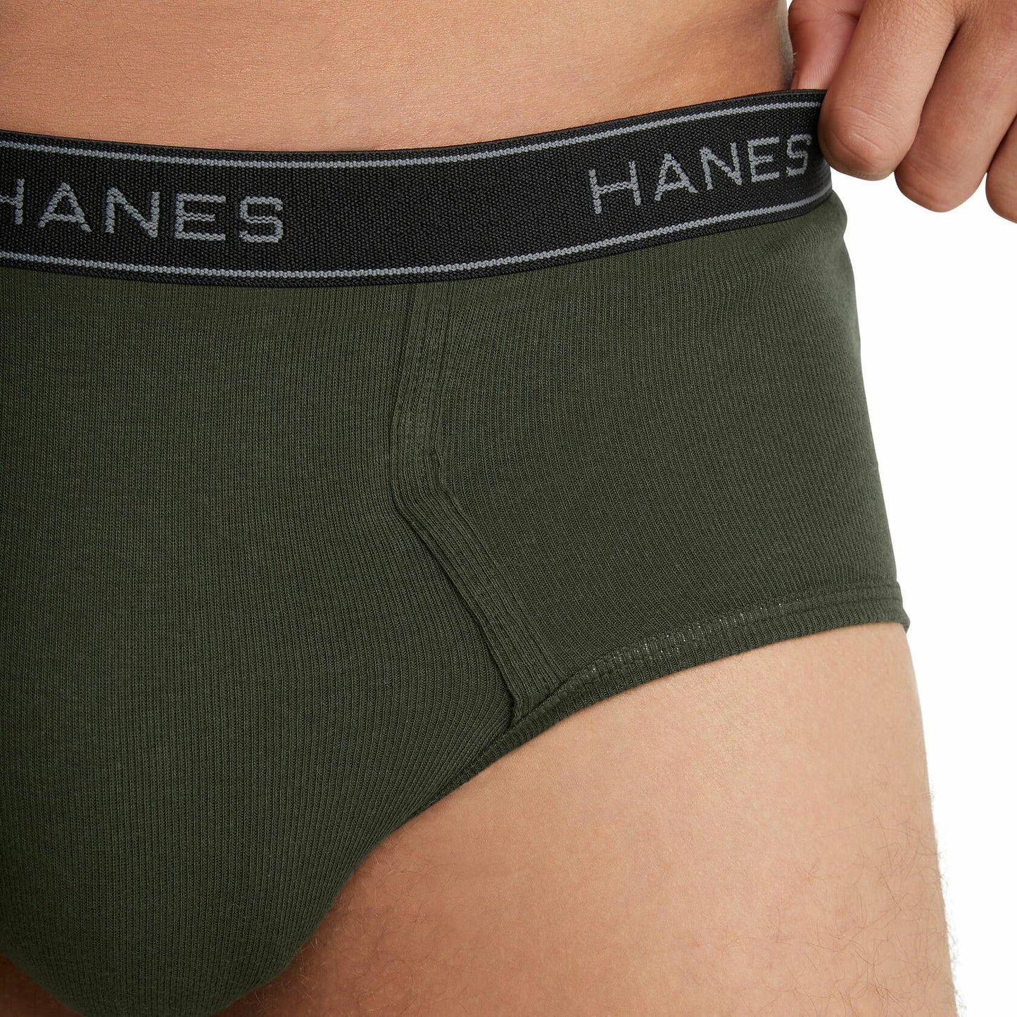 Hanes Mens Mid-Rise Brief Underwear Pack Comfort Flex 6-Pack Assorted Size M