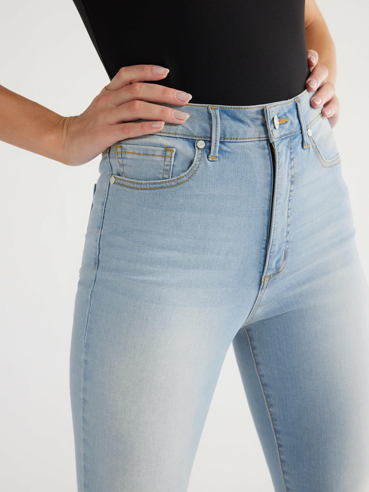 Sofia Jeans Womens Rosa Skinny High Rise Cha Cha Ankle Jeans Medium Wash Size 8