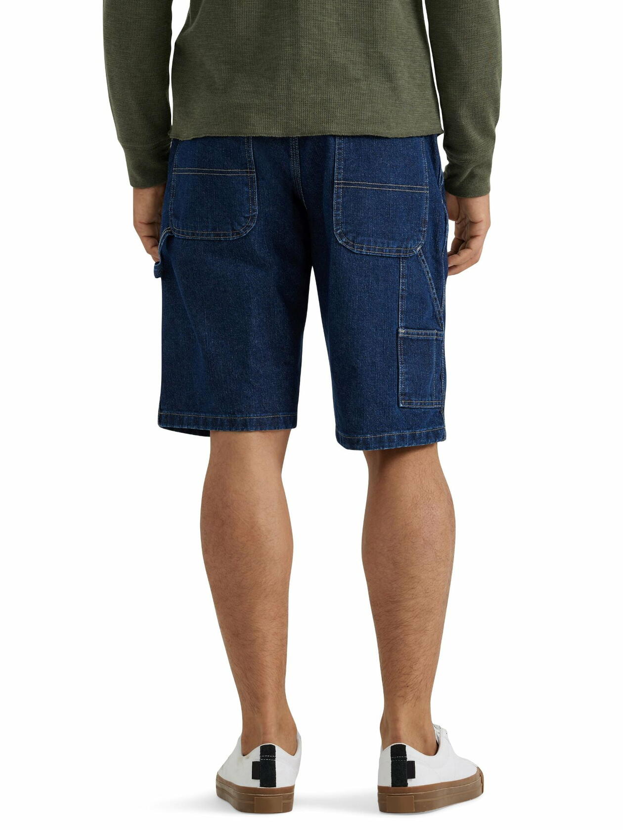 Wrangler Mens and Big Mens Relaxed Fit Carpenter Denim Short Dark Vintage Sz 32