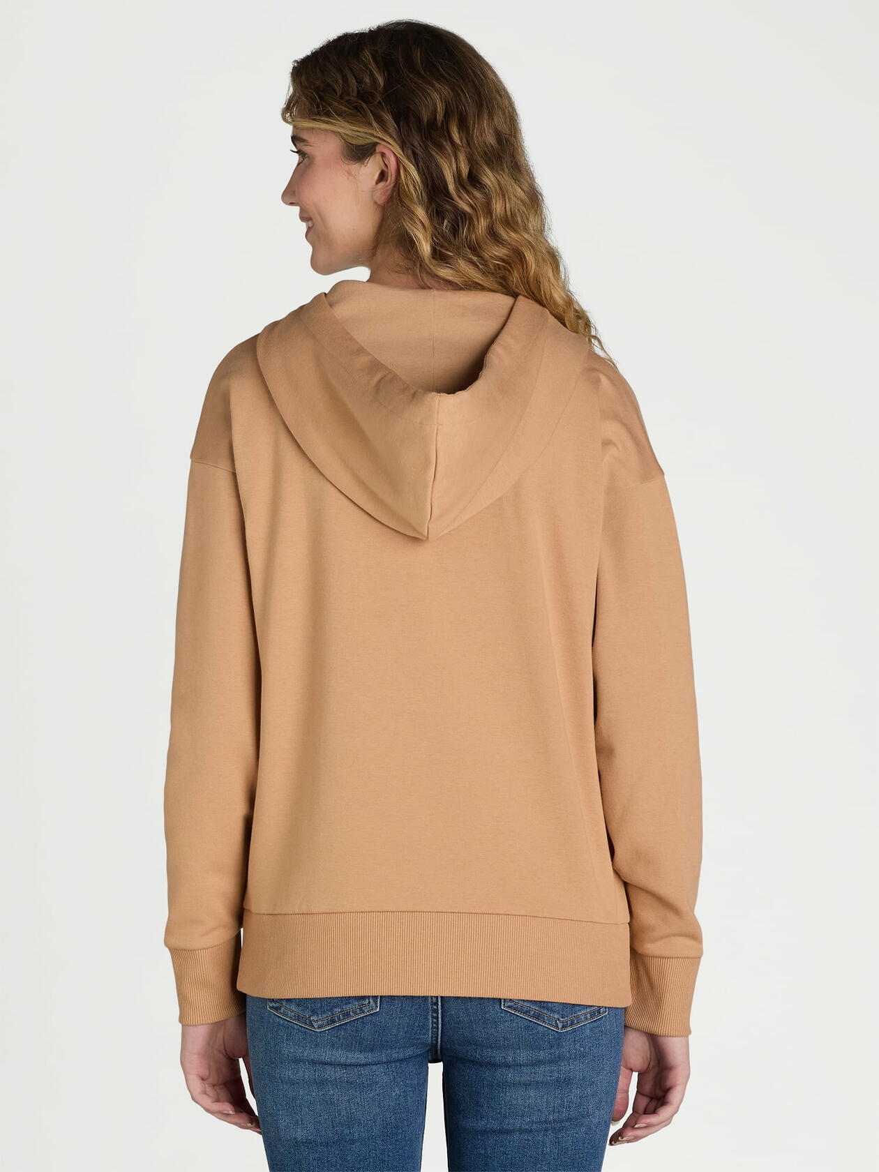 Time and Tru Womens and Womens Plus Zip Up Fleece Jacket with Hood Size M