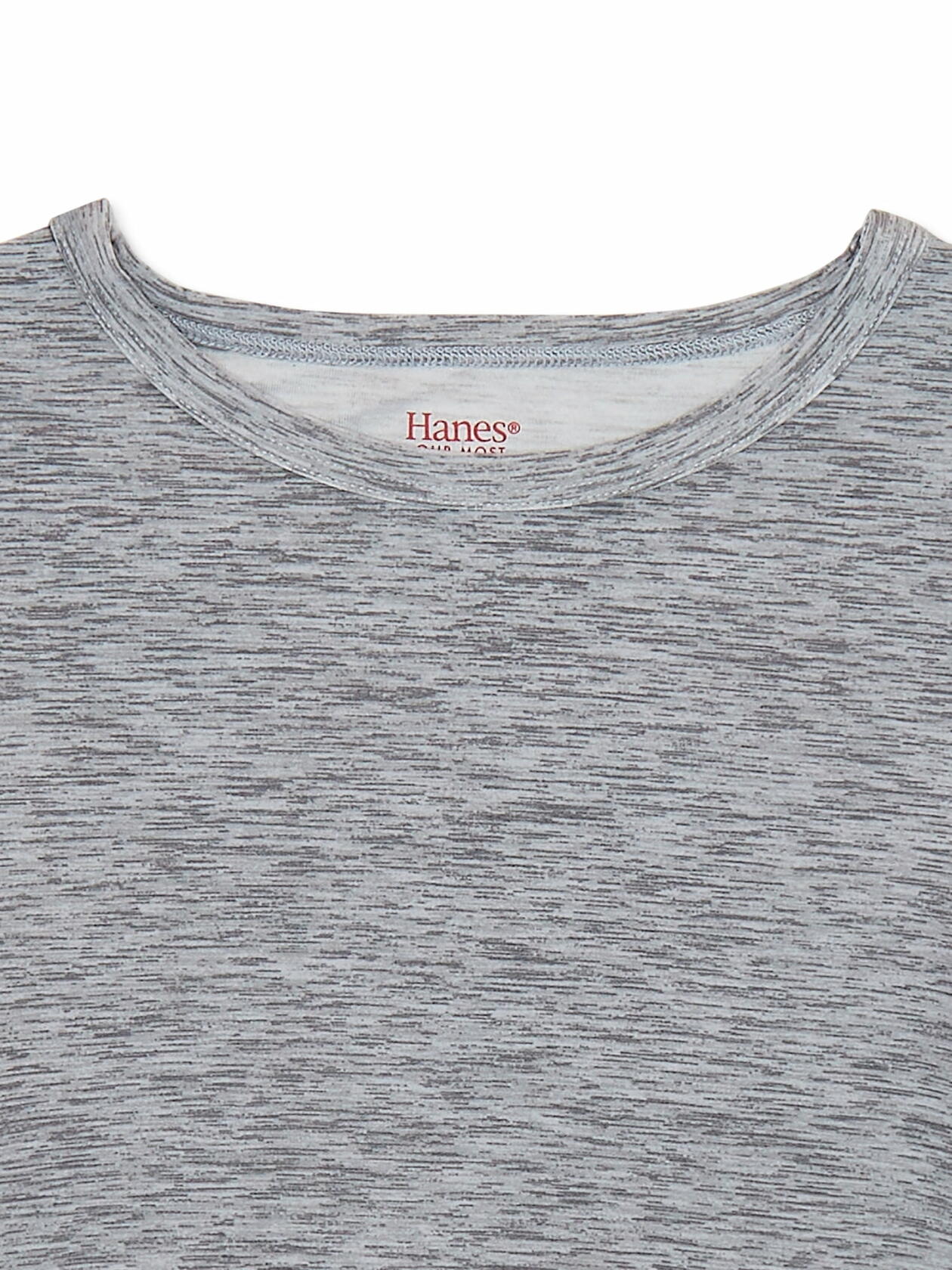Hanes Boys Brushed Jersey Warm Thermal Top and Bottom Medium Grey Heather Sz XS