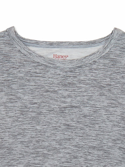 Hanes Boys Brushed Jersey Warm Thermal Top and Bottom Medium Grey Heather Sz XS