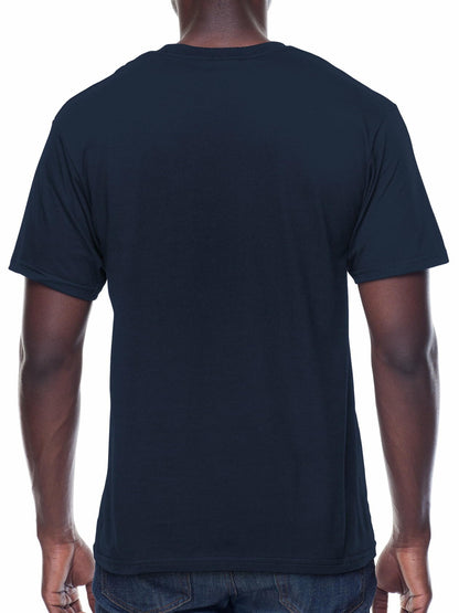 Super Mario Mens Graphic Crew Neck T-Shirt Run Group Navy Size S