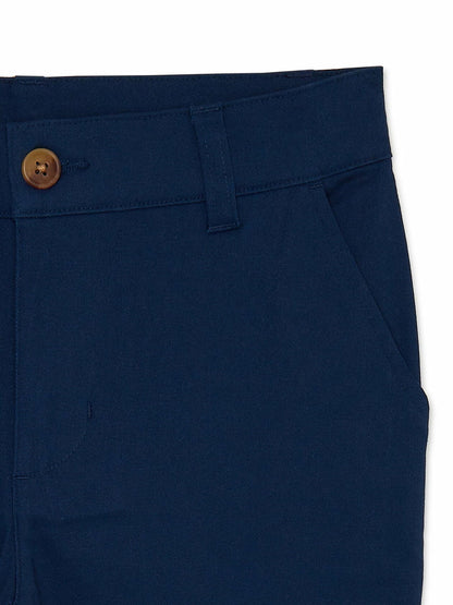 Wonder Nation Boys School Uniform Flat Front Pants Blue Cove Size 10 Slim