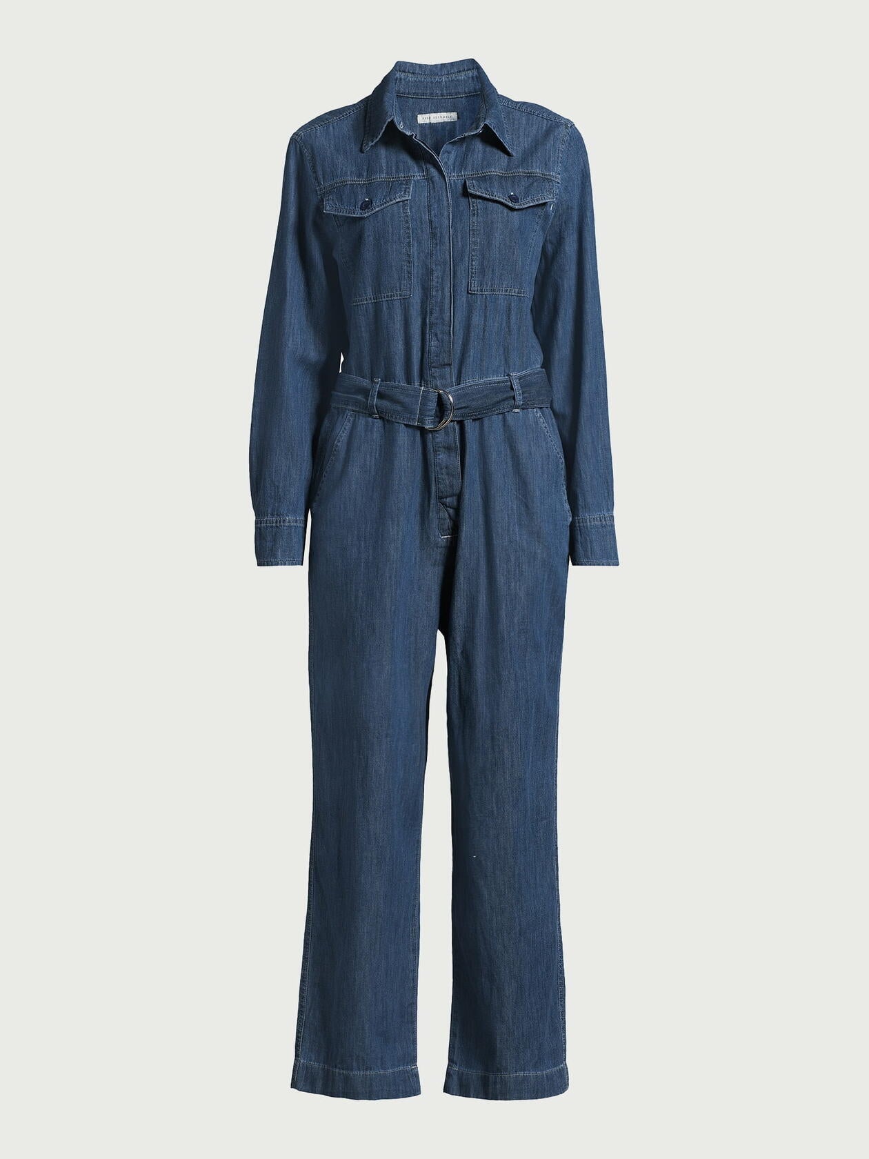 Free Assembly Womens Utility Jumpsuit 27” Inseam Dark Medium Blue Size XS