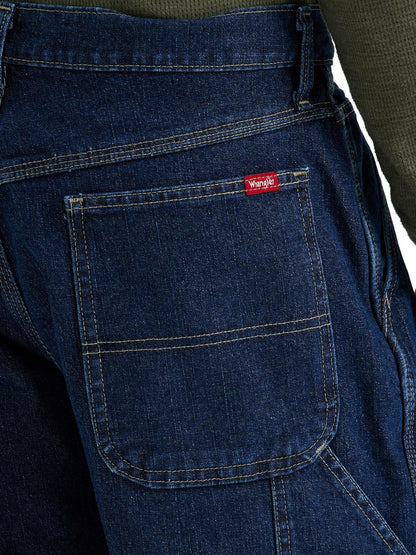 Wrangler Mens and Big Mens Relaxed Fit Carpenter Denim Short Dark Vintage Sz 32