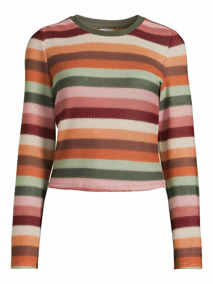 No Boundaries Juniors Bell Sleeve Crochet Top Green Midnight Size XL