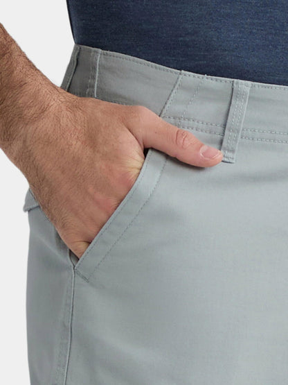 George Mens & Big Mens Cargo Shorts 10.5" Inseam Soft Silver Size 44