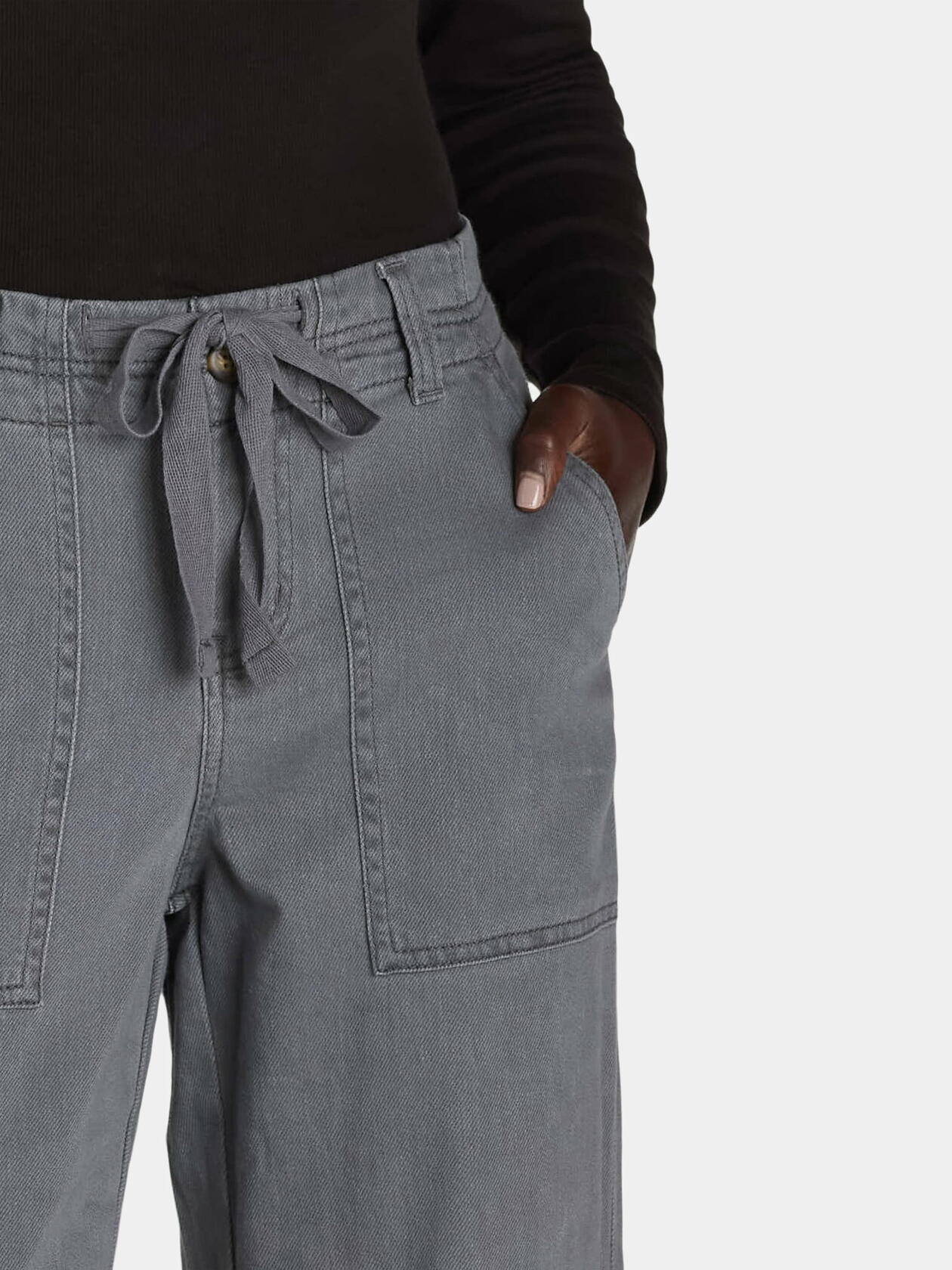 Time and Tru Womens Drawstring Cargo Pants