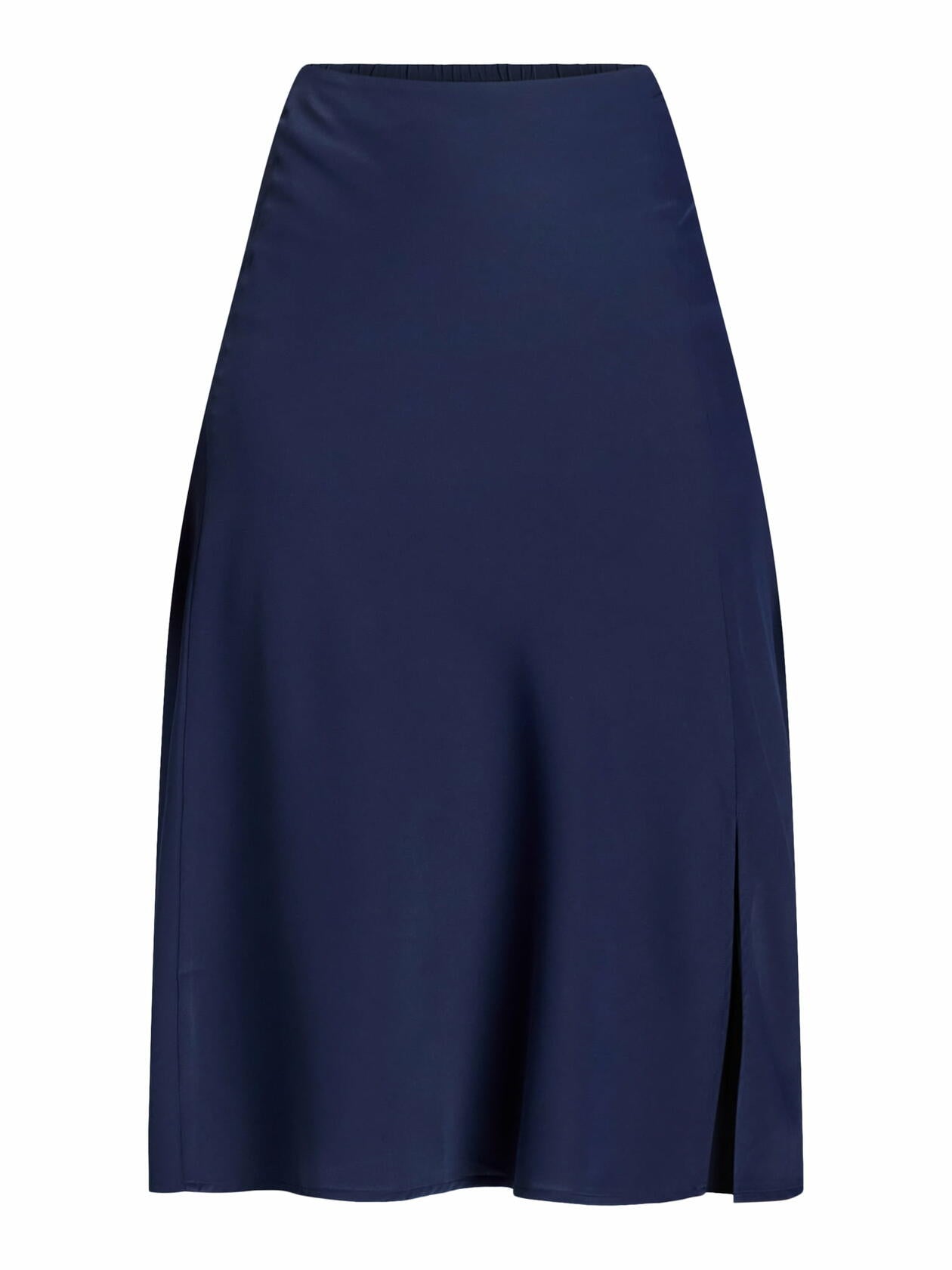 Time and Tru Womens Midi Slip Skirt Dark Navy Size L (12-14)