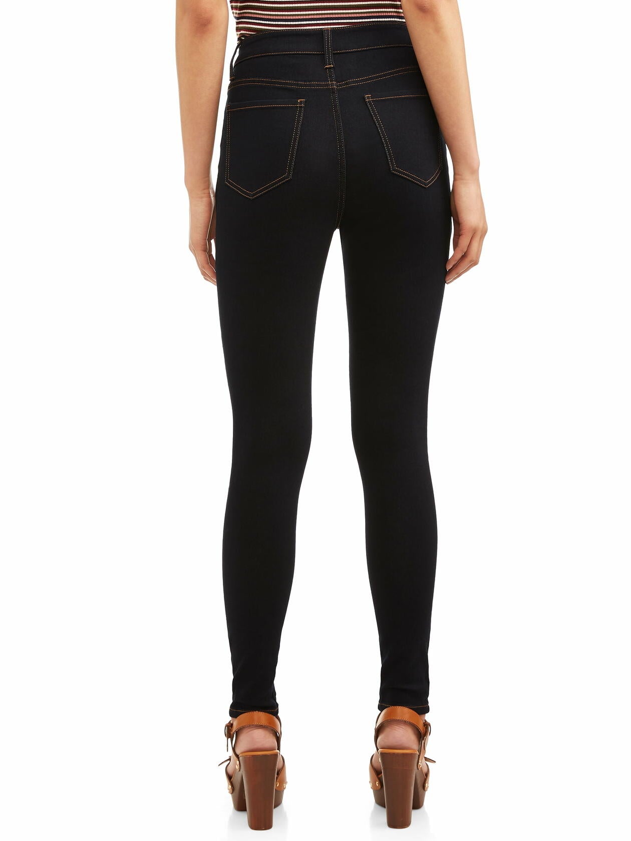 No Boundaries Juniors High Rise Skinny Jeans Rinse Size 1