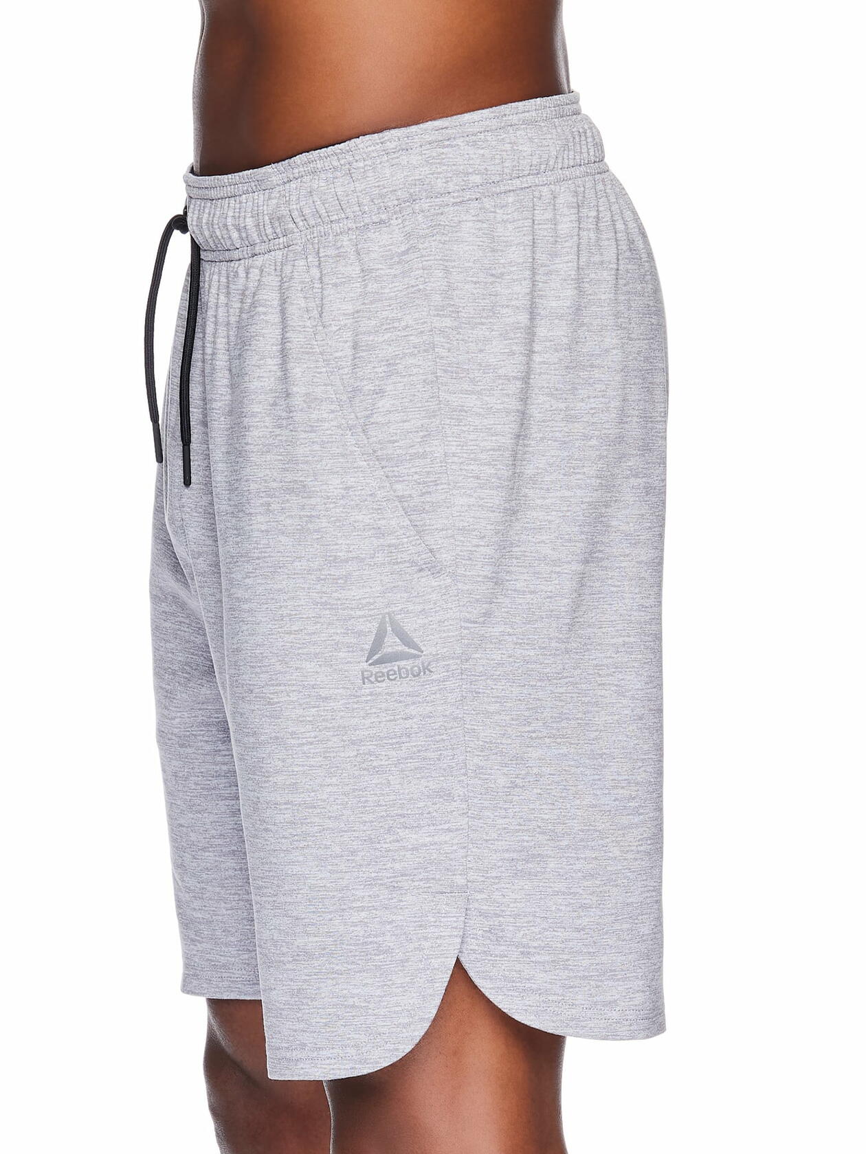 Reebok Mens Performance Knit Delta Shorts Sleet Heather Size XL