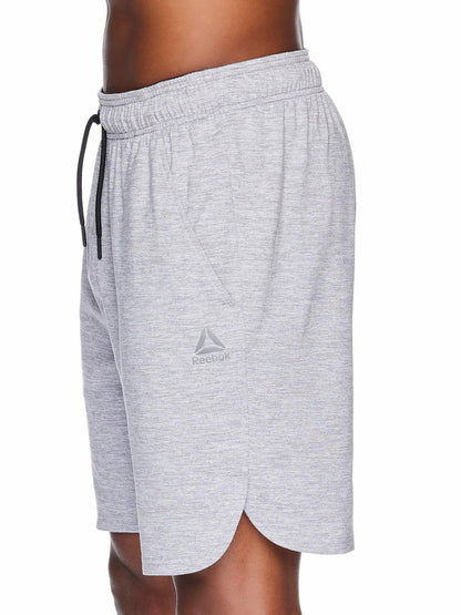 Reebok Mens Performance Knit Delta Shorts Sleet Heather Size XL