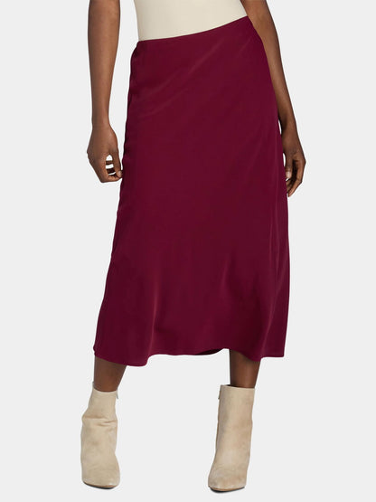 Time and Tru Womens Midi Slip Skirt 2-Pack