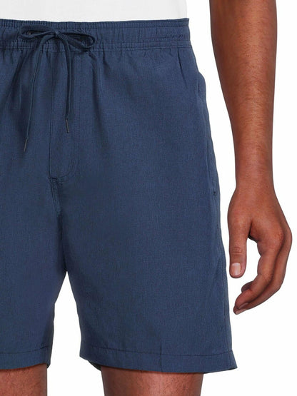 Burnside Mens & Big Mens 7" Inseam Sunday Washed Shorts Heather Denim Size XL