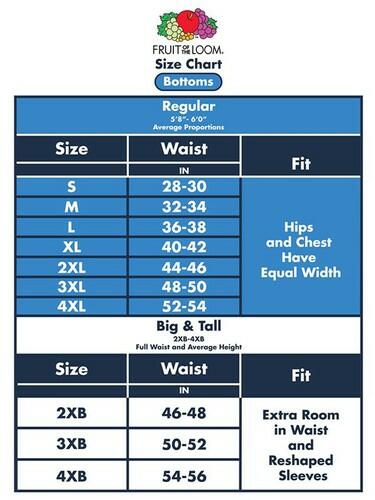 Fruit of the Loom Mens EverSoft Fleece Elastic Bottom Sweatpants with Pockets