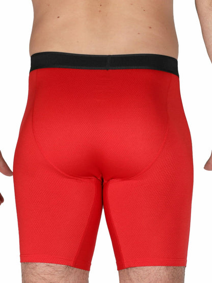 Athletic Works Mens Long Leg Breathable Mesh Boxer Briefs 6-Pack Assorted Sz 3XL