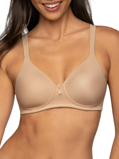 Vanity Fair Womens Comfort Wirefree Bra Honey Beige Size 40B