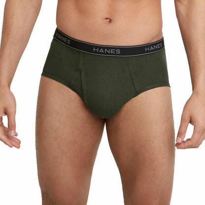 Hanes Mens Mid-Rise Brief Underwear Pack Comfort Flex 6-Pack Assorted Size M