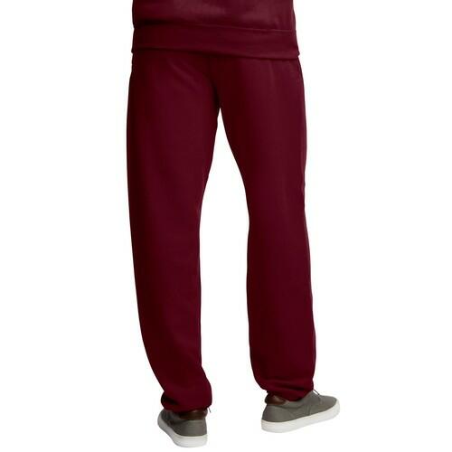 Fruit of the Loom Mens EverSoft Fleece Elastic Bottom Sweatpants with Pockets