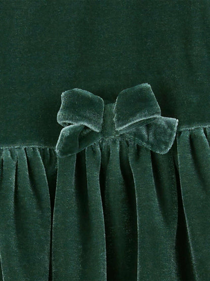 Carters Child of Mine Toddler Girl Holiday Dress One-Piece Green Size 3T