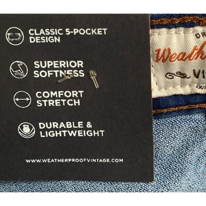 Weatherproof Vintage Boys Jeans Indigo Knit Denim Wash Skinny Fit Jeans Size 10