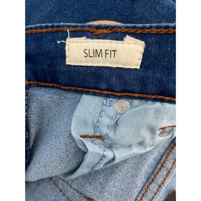Weatherproof Vintage Boys Jeans Indigo Knit Denim Wash Skinny Fit Jeans Size 10