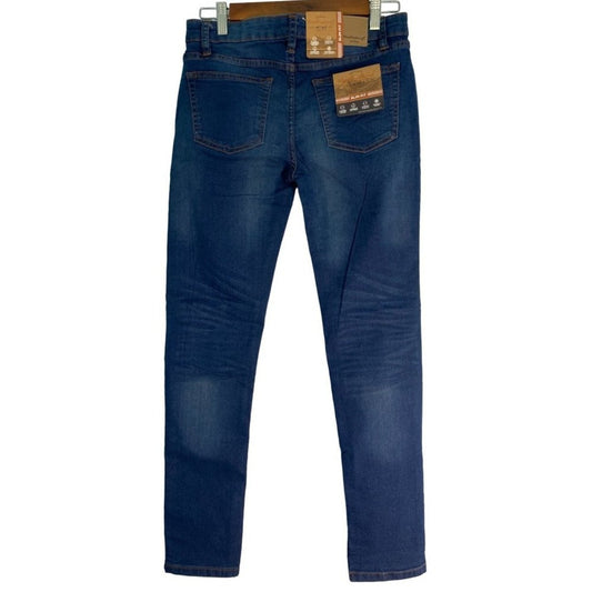 Weatherproof Vintage Boys Jeans Indigo Knit Denim Wash Skinny Fit Jeans Size 10